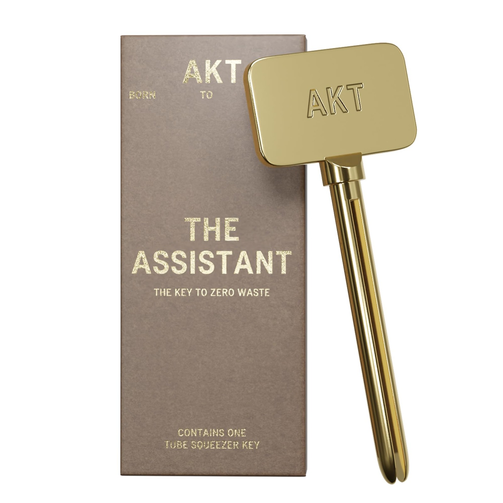 AKT The Assistant Metal Tube Squeezer – Plastic-Free 1 Count (Pack of 1)