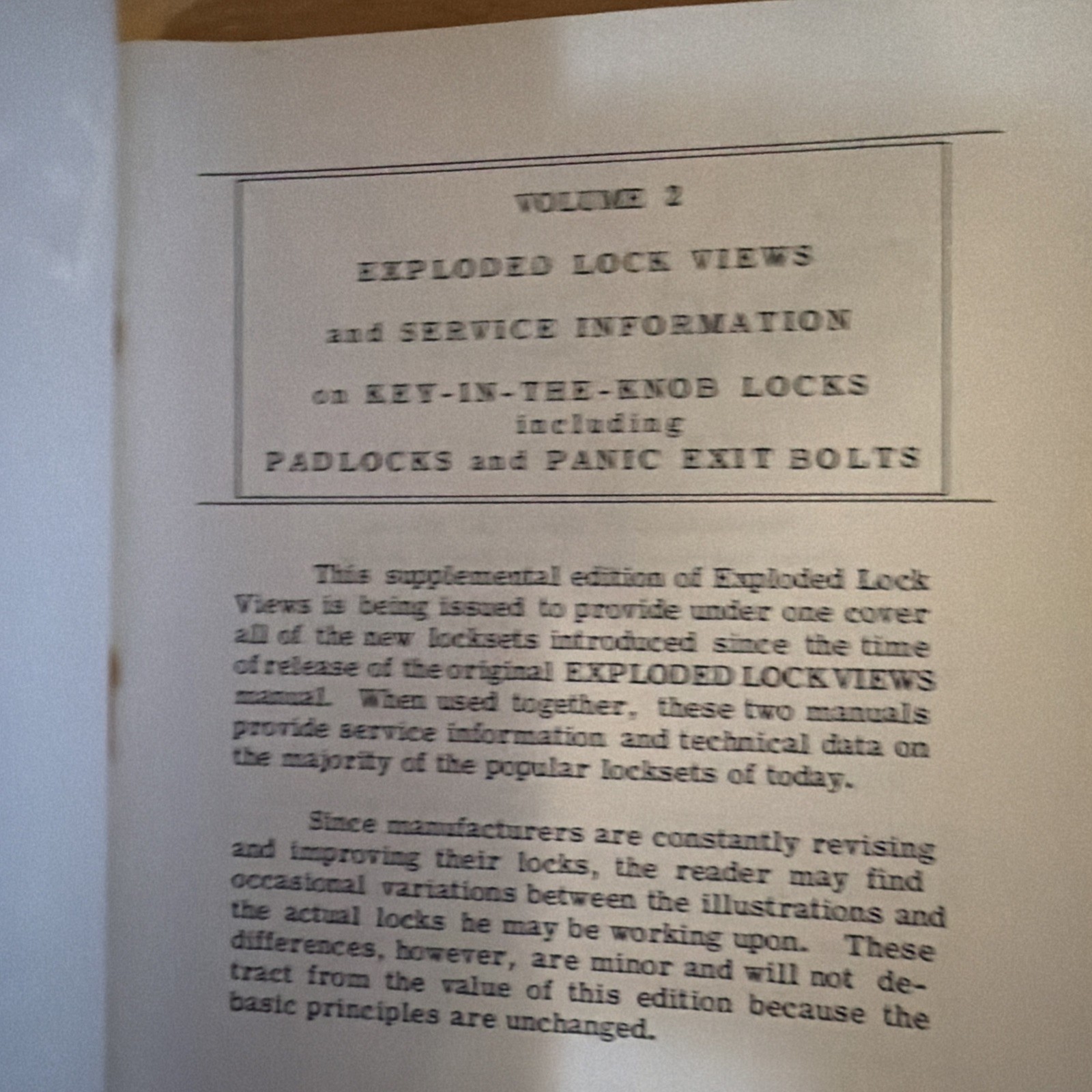 🔥 🔥 Locksmith Ledger VOL. 1,2,3 Exploded Lock Views & Padlock Handbook 🔥🔥