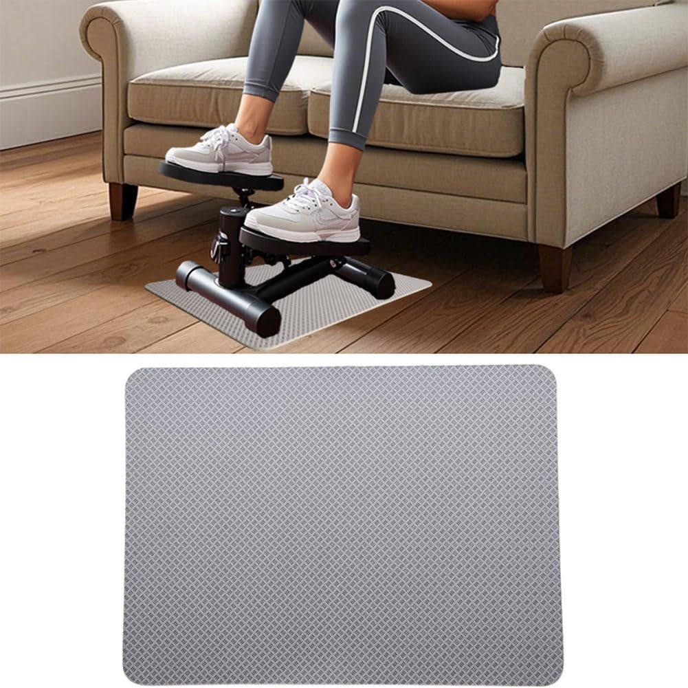 Non-Slip Double-Sided Mat for Stepper, Elliptical & Indoor Cycling Equipment