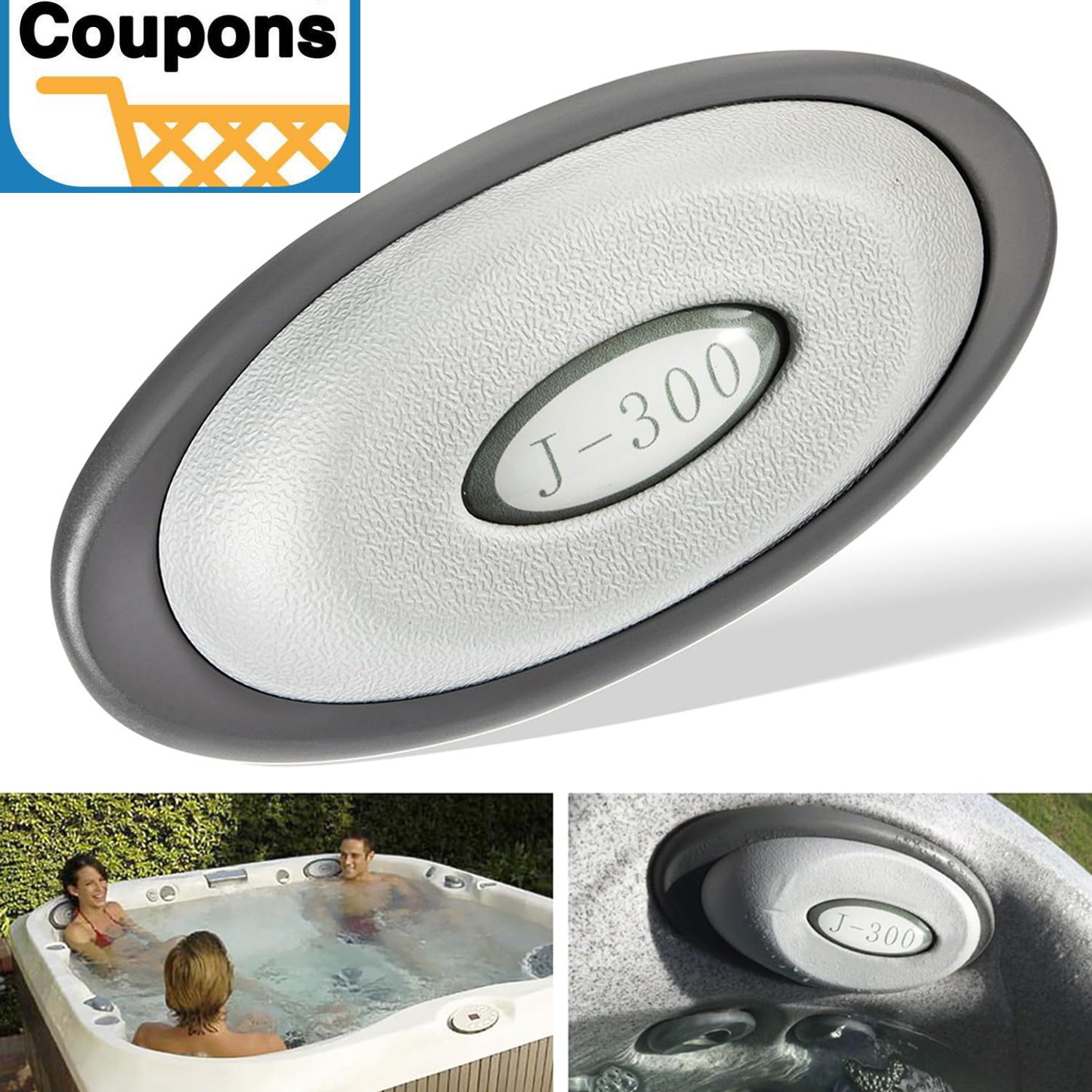 For 2014+ Jacuzzi J-300 Spa Hot Tubs Pillow 2472-824 Pillow Insert + Back Mount