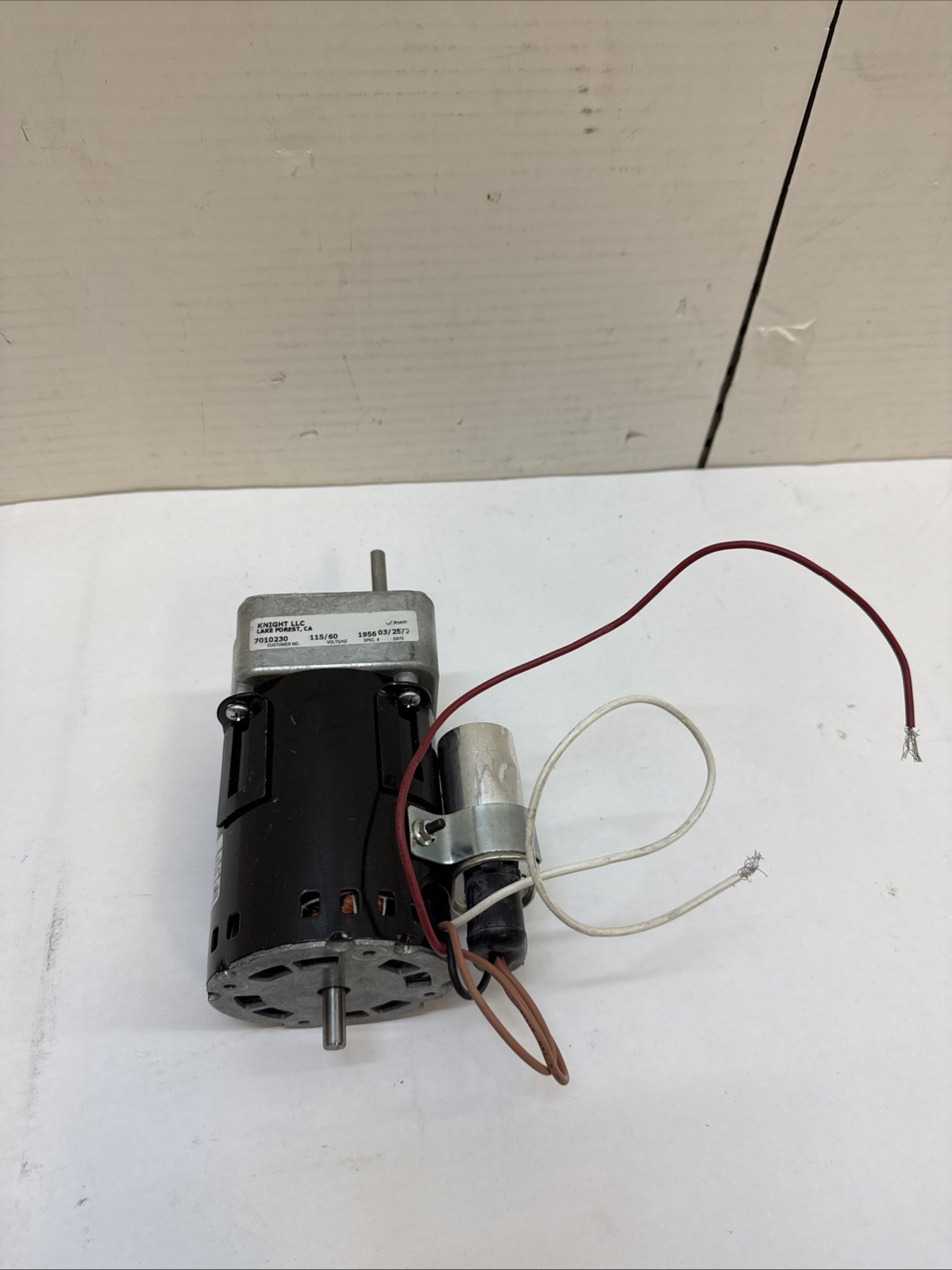 KNIGHT EQUIPMENT PUMP MOTOR 7010230 Read Description