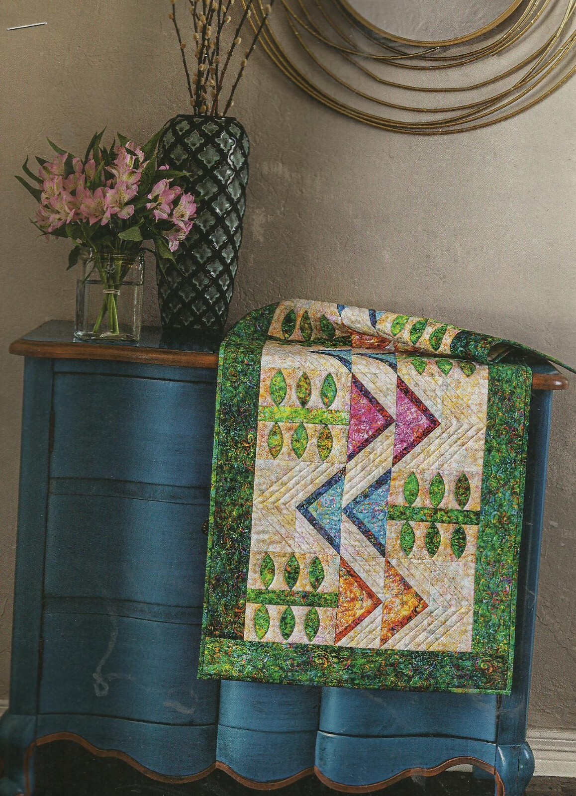 C0108  POSIE LANE RUNNER  QUILT PATTERN/INSTRUCTIONS