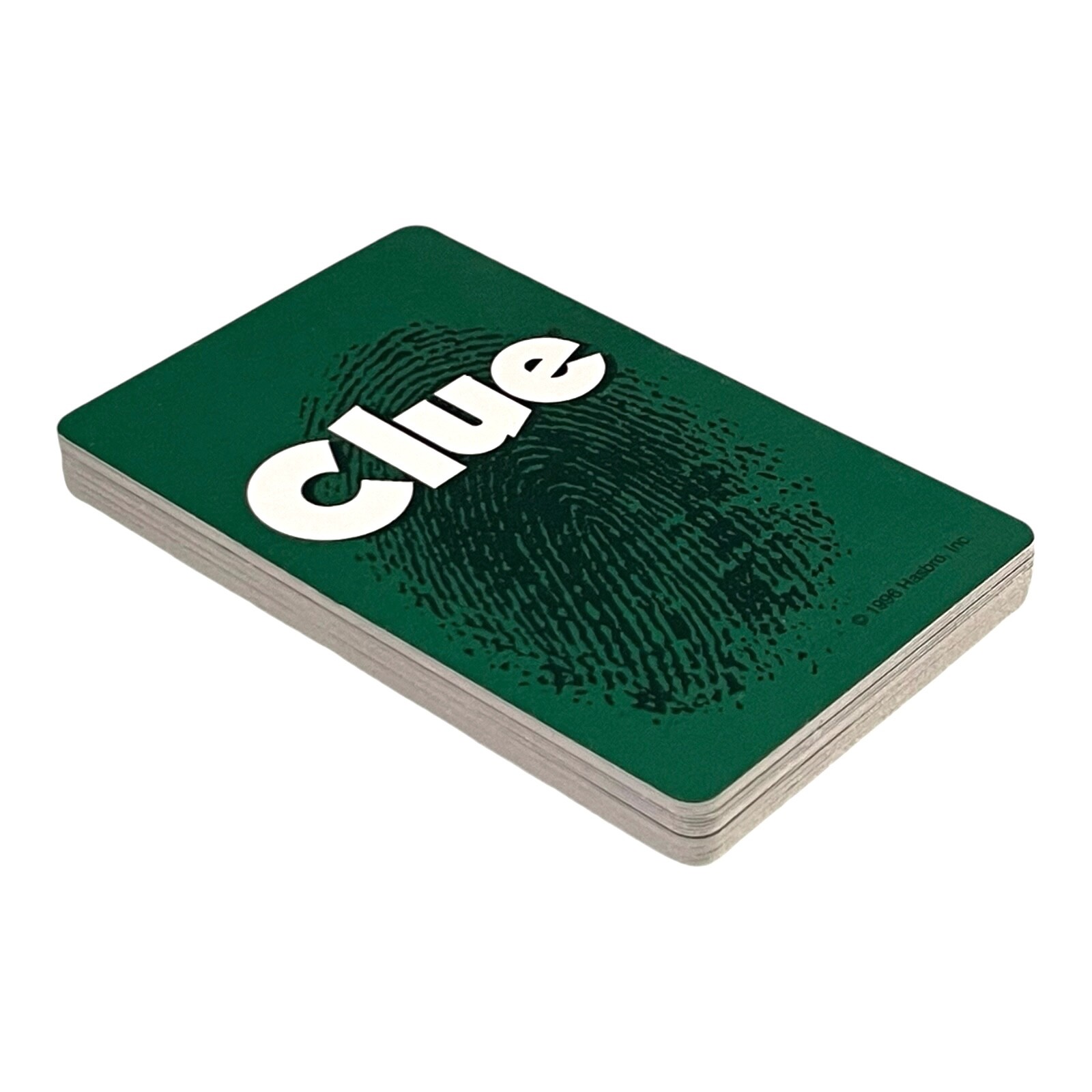 CLUE Game Cards Complete Set Green Back 1996 Deck Suspects Rooms Wepons