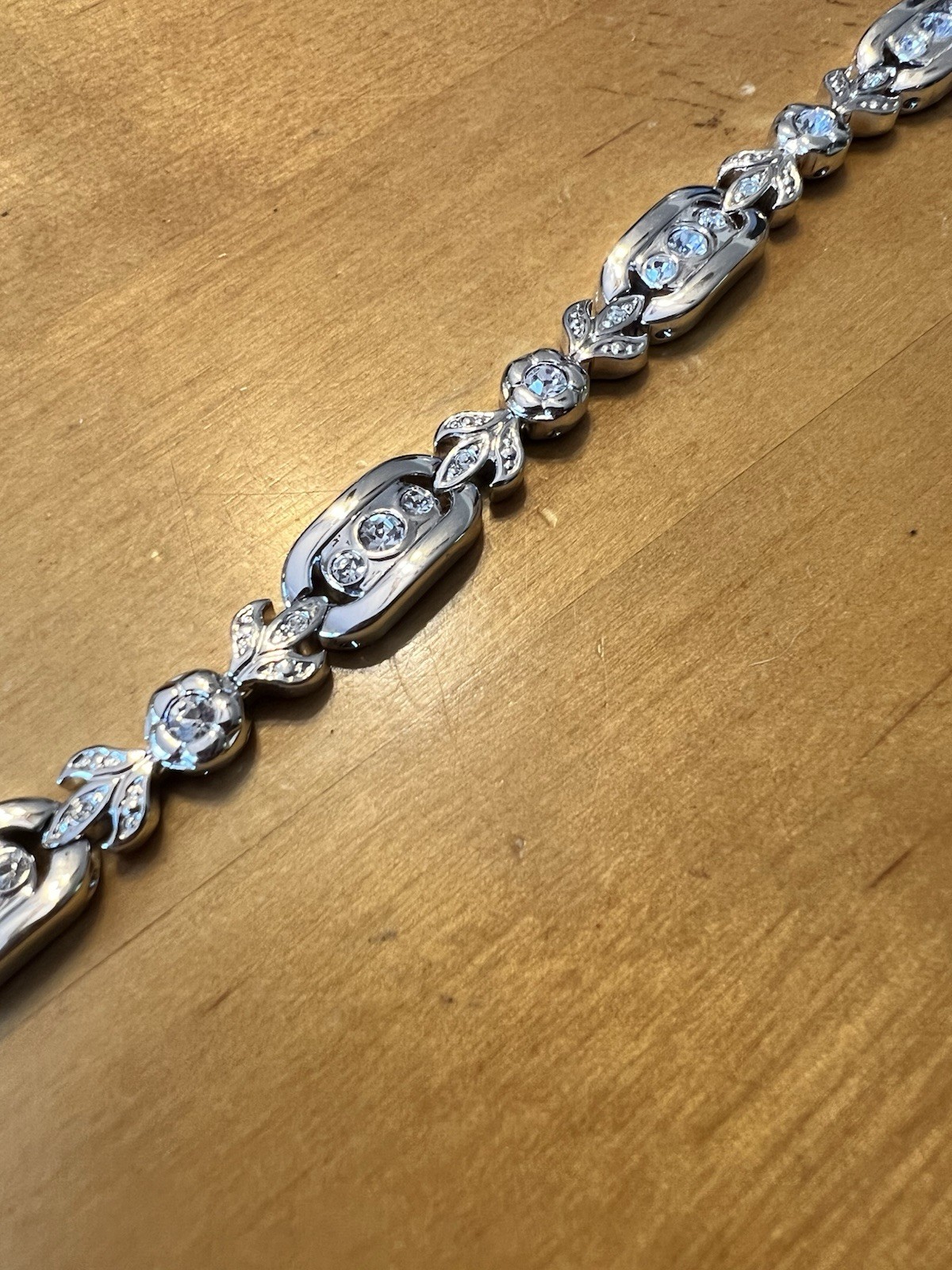 NOLAN MILLER Silver Glamour Collection 8” Bracelet  #223