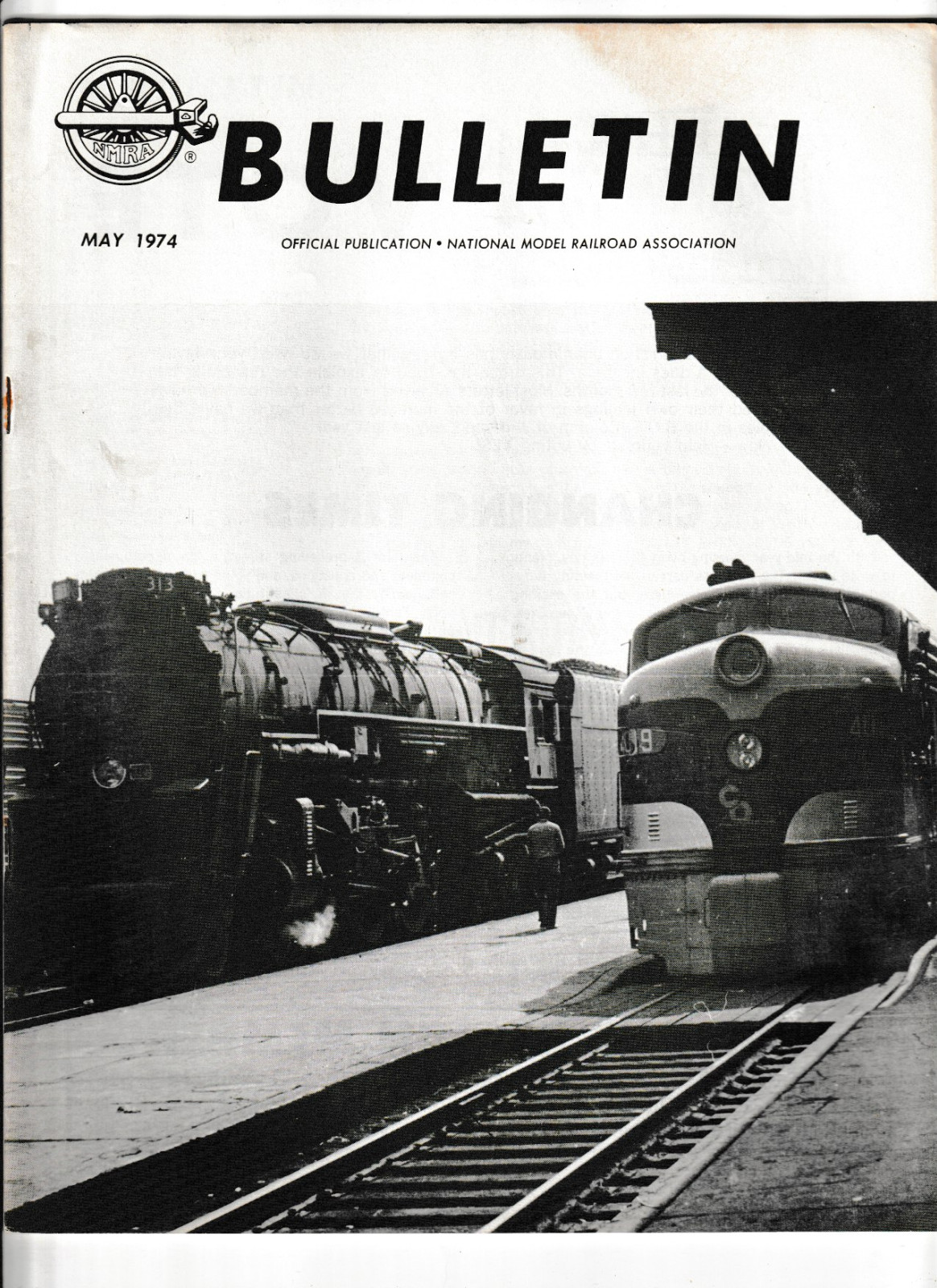 Vintage National Model Railroad Association Bulletin Magazine May 1974