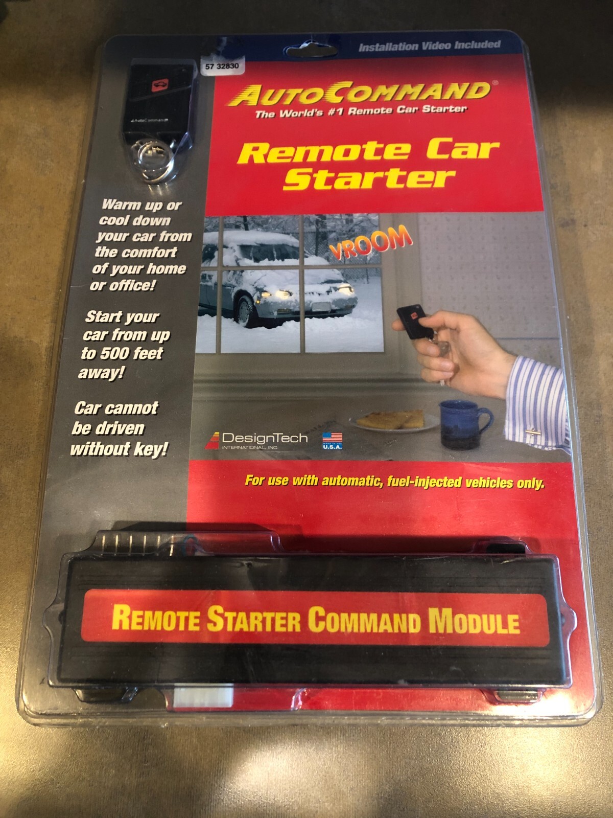 DesignTech AutoCommand Remote Car Starter NEW OPEN BOX