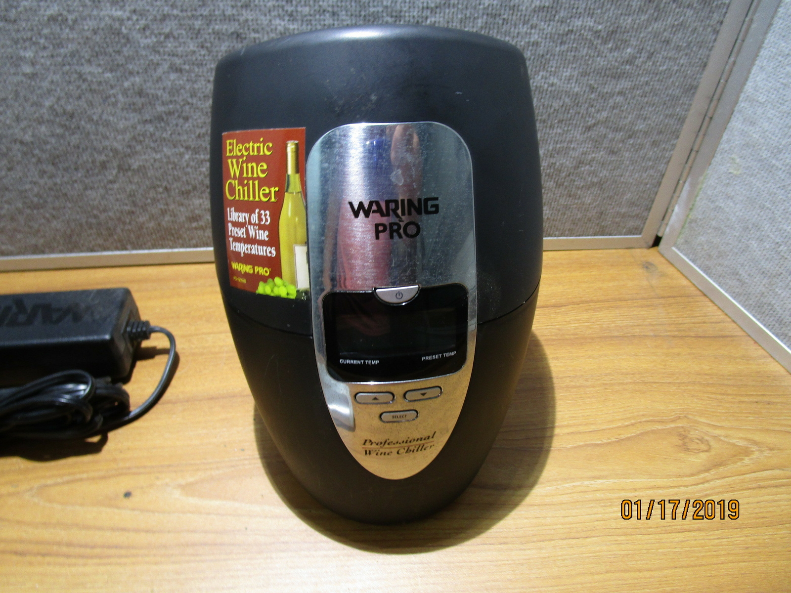 Waring Pro Electric Wine Chiller Model PC100