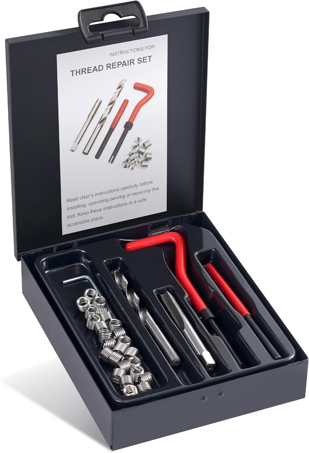 Kolvoii M6x1.0 Thread Repair Kit, Metric Helicoil M6×1.0