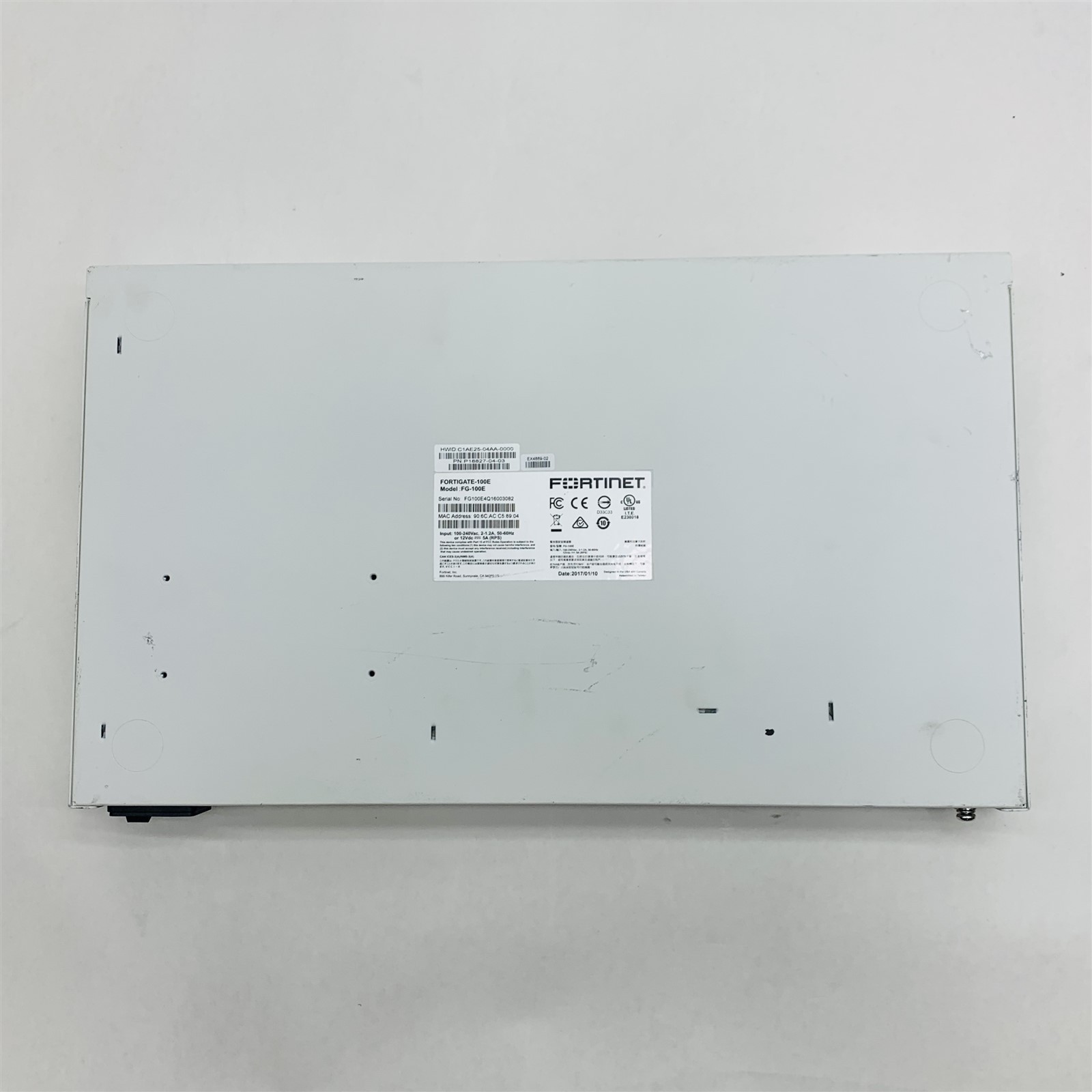 Fortinet FortiGate 100E Next Gen Firewall Appliance Network Security FG-100E