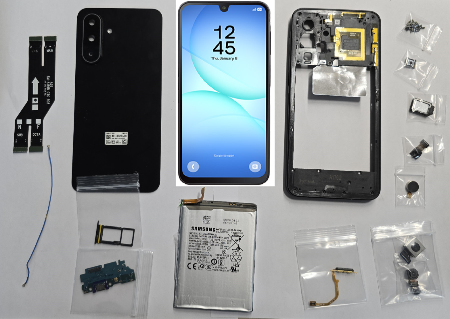 original Samsung Galaxy A17 5G SM-A176U PARTS ALL TESTED WORKING GREAT FREE SHIP