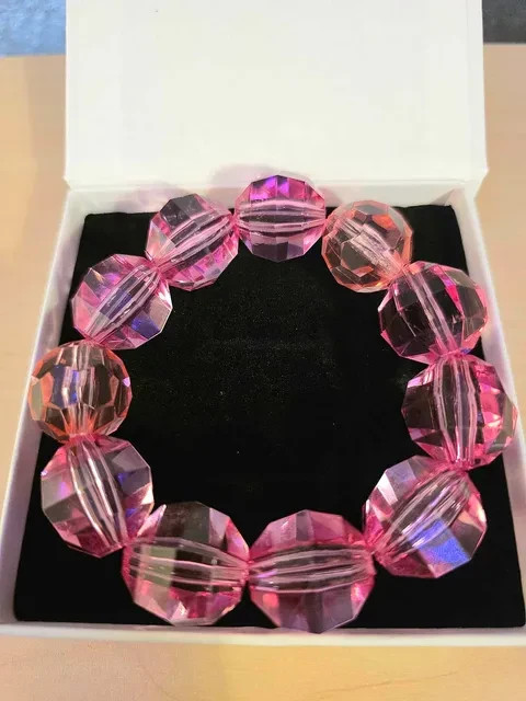 Handmade Beaded Chuncky Colorful Fun Stretch Bracelet