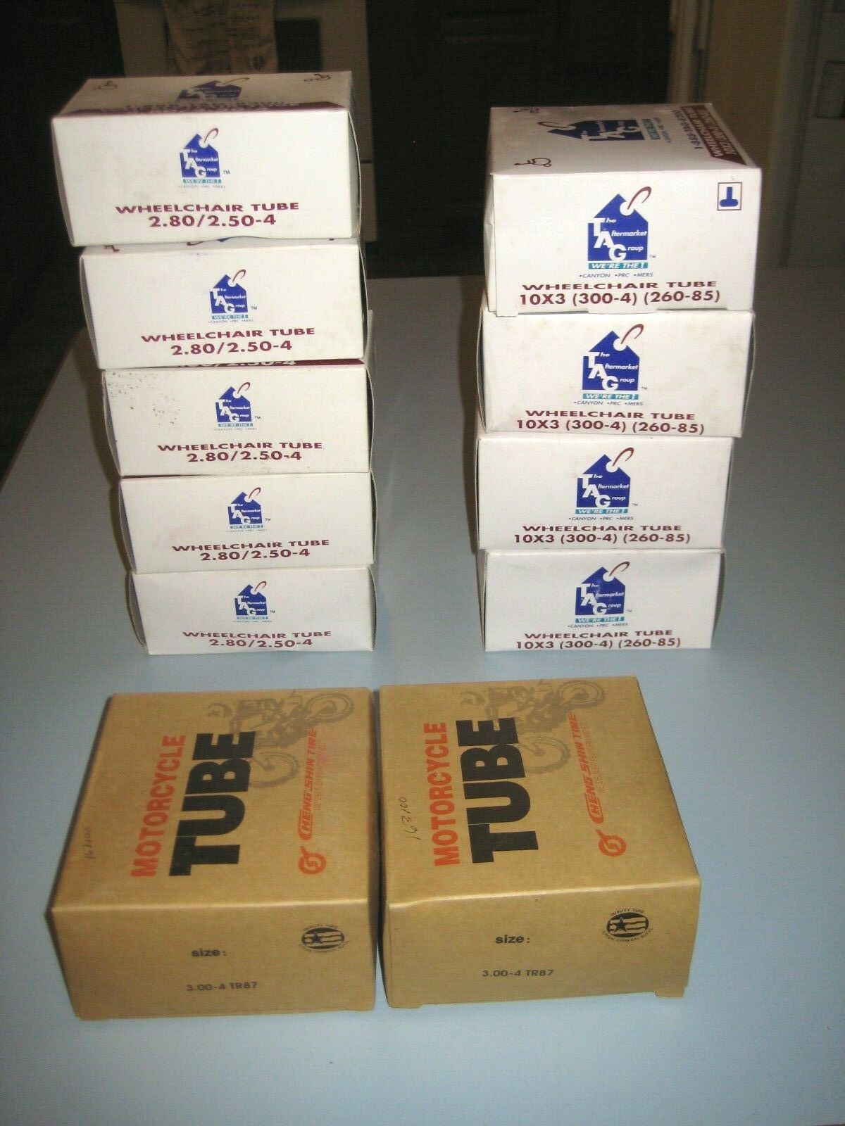 Lot of 11 Mobility scooter Wheelchair Motorcycle Tubes 2.80/2.50-4 10x3 300-4 +