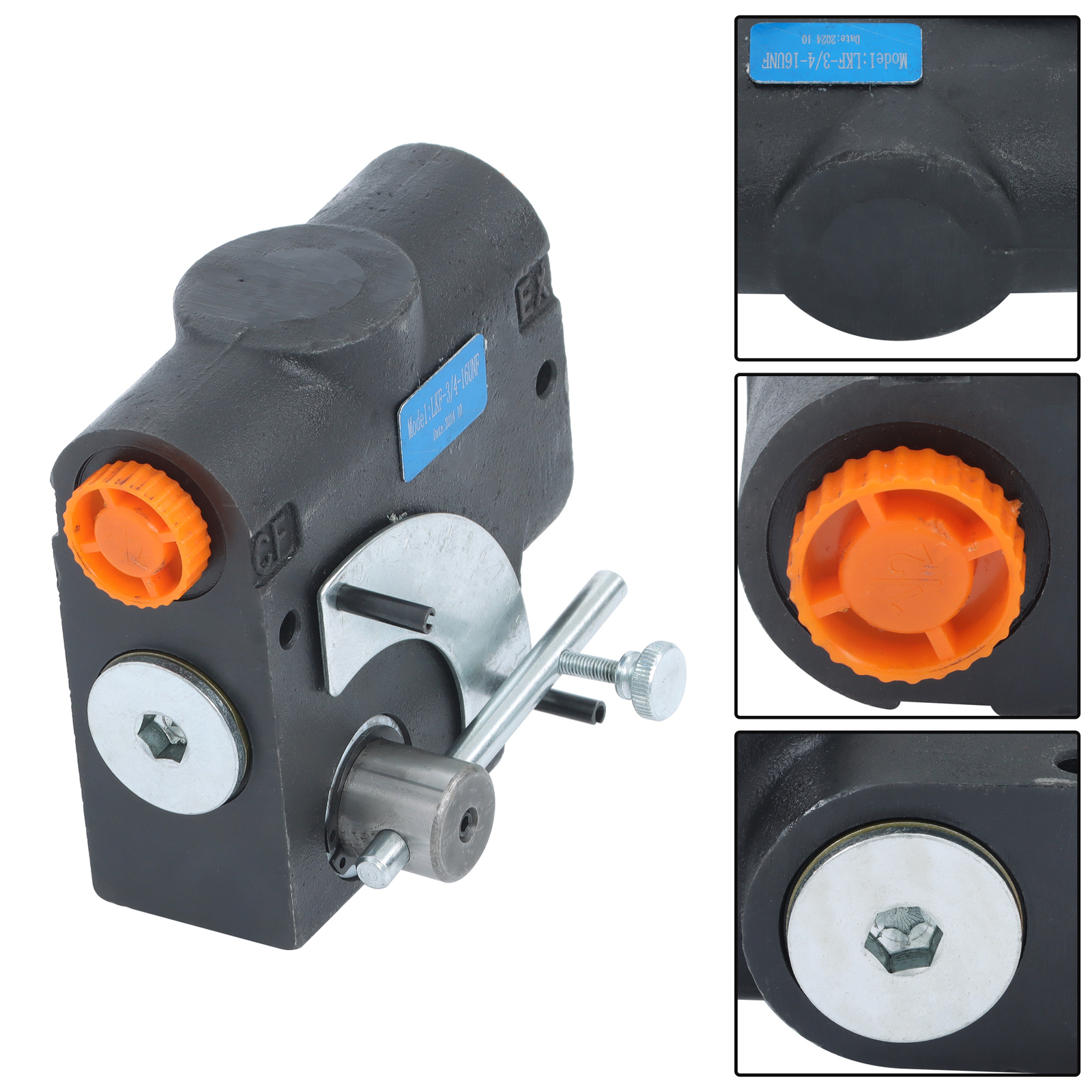 Hydraulic Adjustable Variable Flow Control Valve #8 SAE Ports 0-16 GPM 3000 PSI