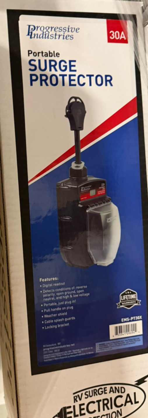 Progressive Industries Surge Protector EMS-PT30X 30A New