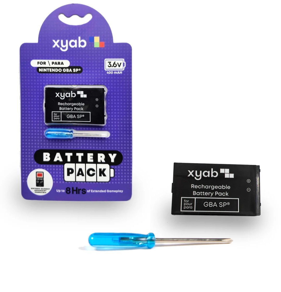 XYAB Rechargeable Battery Pack For GBA SP Gameboy Advance SP