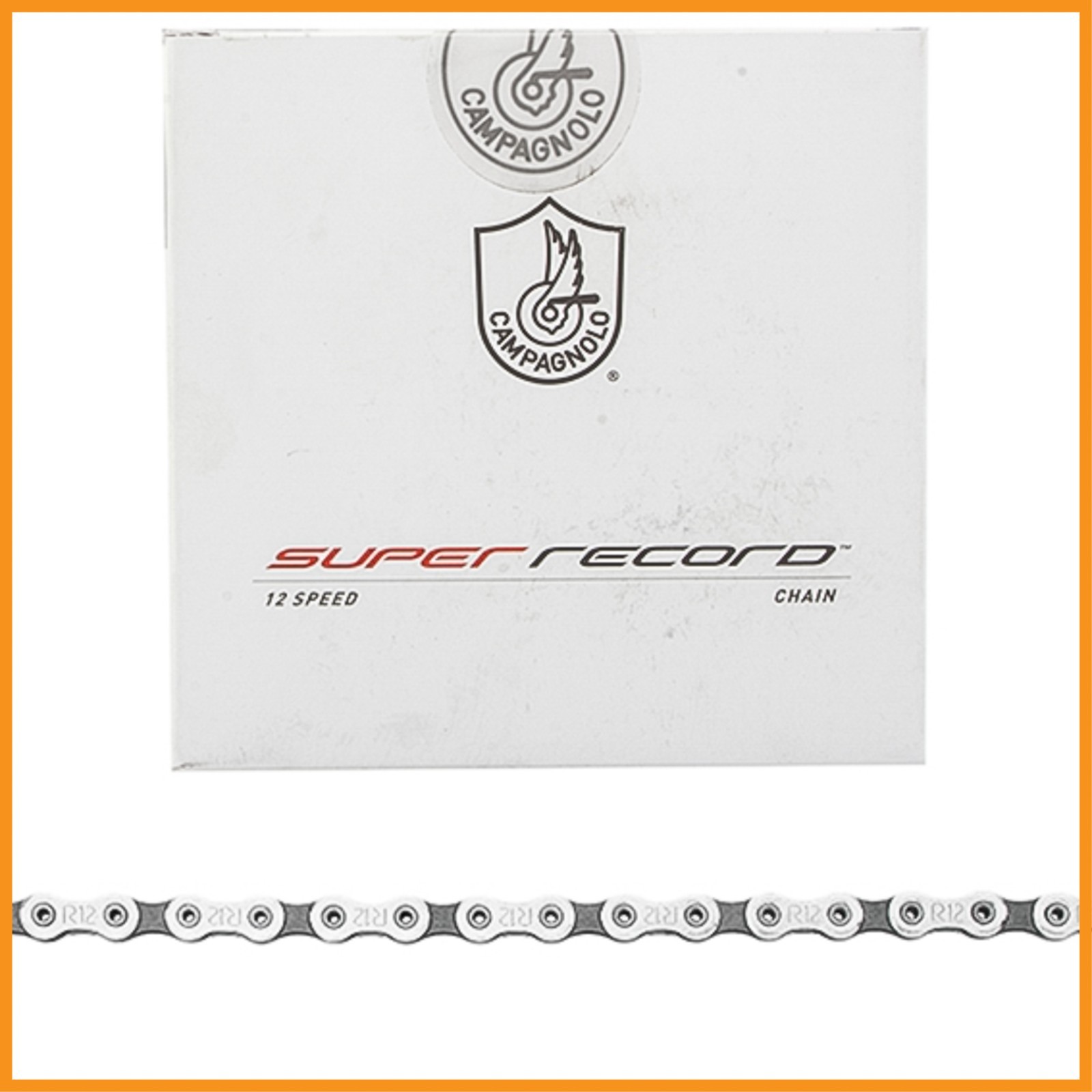 CAMPAGNOLO SUPER RECORD CHAIN 12 SPEED RATIOS RACING BIKE 12V