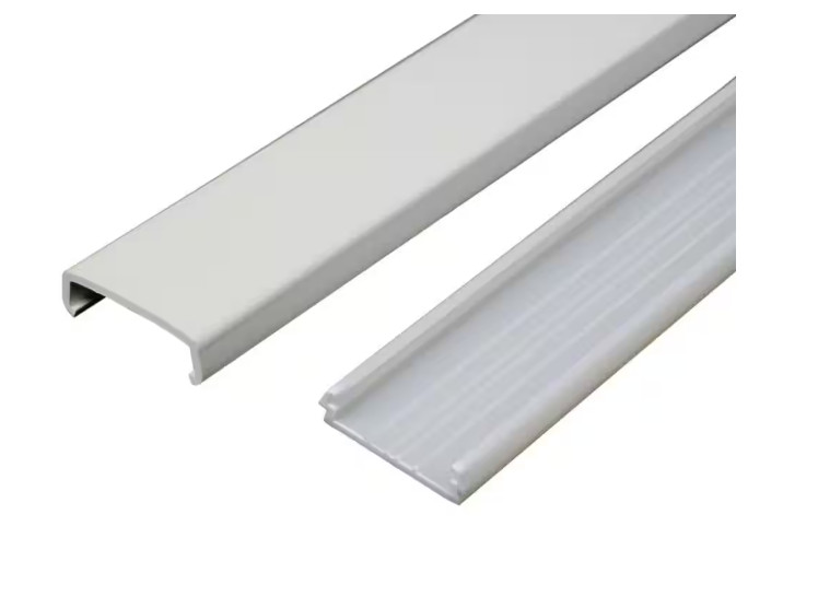 Legrand Wiremold 5ft PVC Raceway White 2‑Pack Cable Management Cord Cover