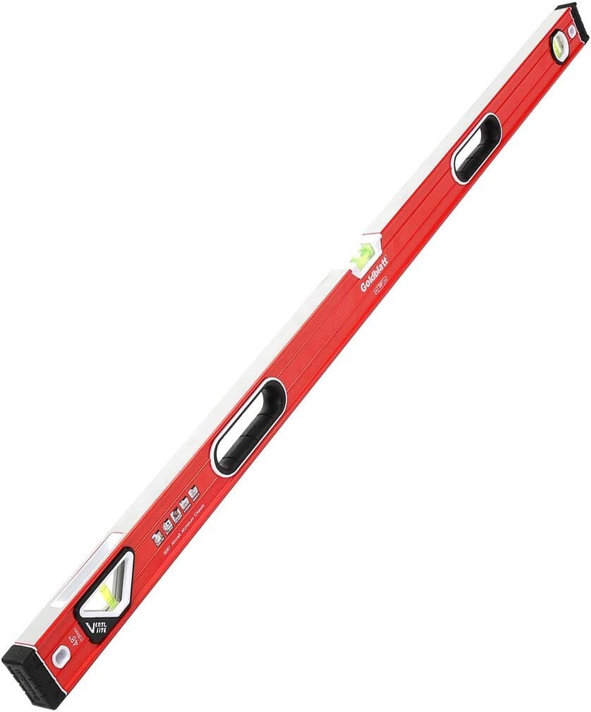 Goldblatt 48 inch Double View Vertical Site I-box Spirit Level UV-resistant NEW