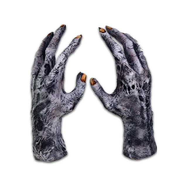 Zombie Hands Adult Halloween Accessory Chiller Zombie Latex Costume Hands