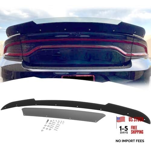 Venom V1 Style Rear Wickerbill Spoiler for Dodge Charger 2015-2024 SRT Scat