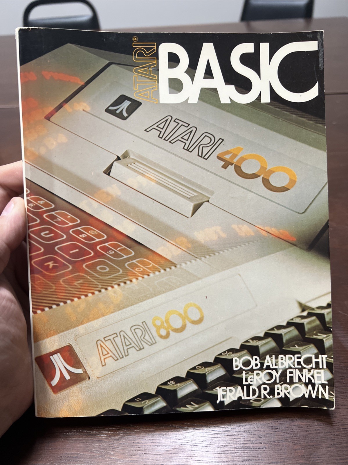 Atari BASIC 1979 Paperback Albrecht Finkel Brown Atari 400 800 Vintage