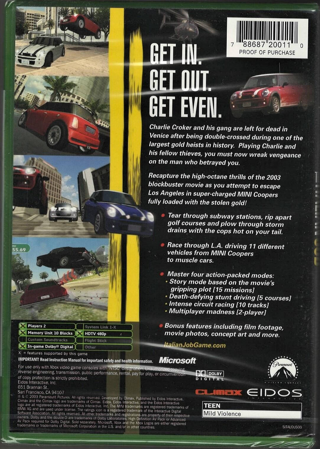 The Italian Job - Xbox