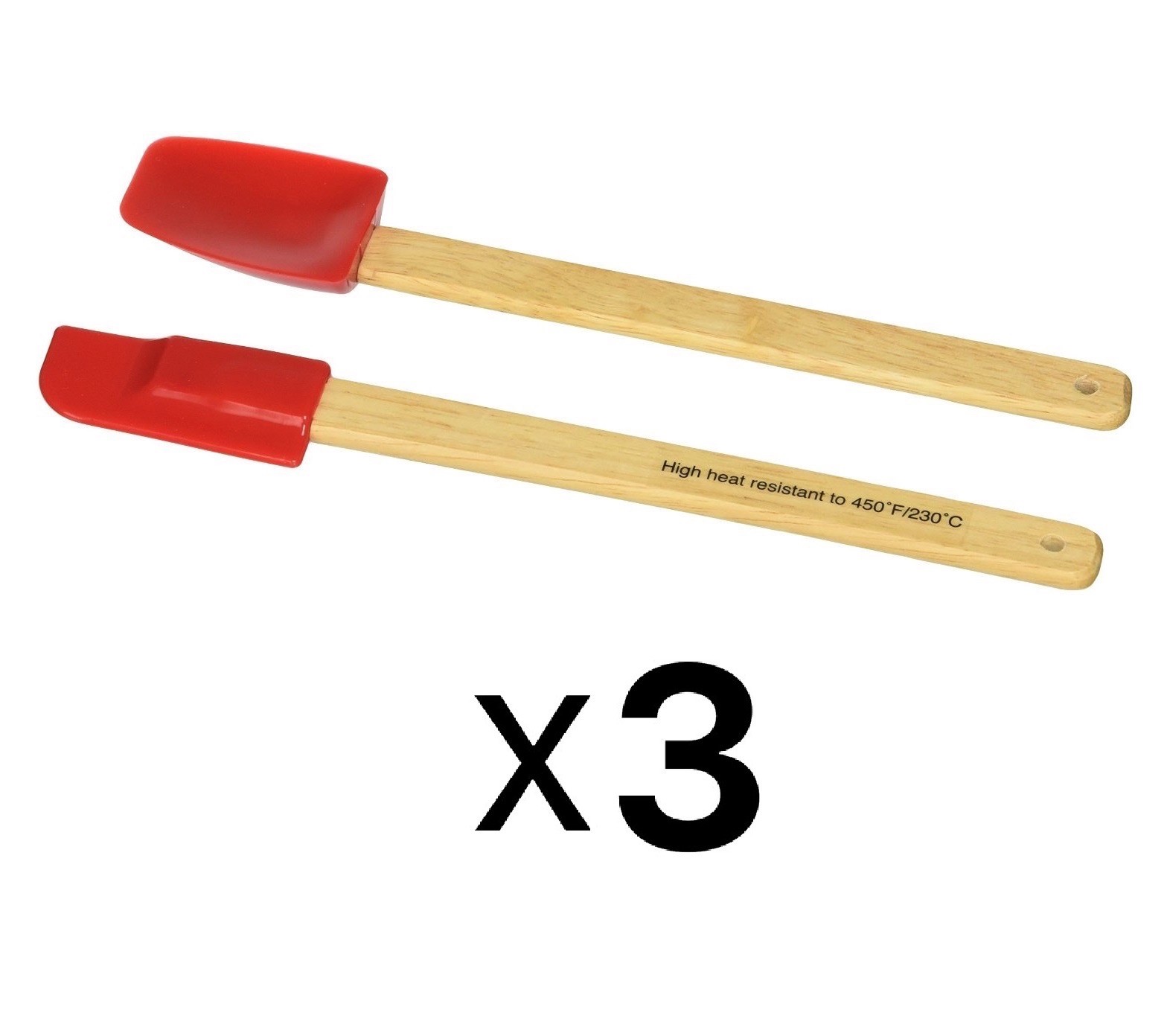 Norpro 2 Piece 8 Inch Mini Spatula and Scoop Set (3-Pack)