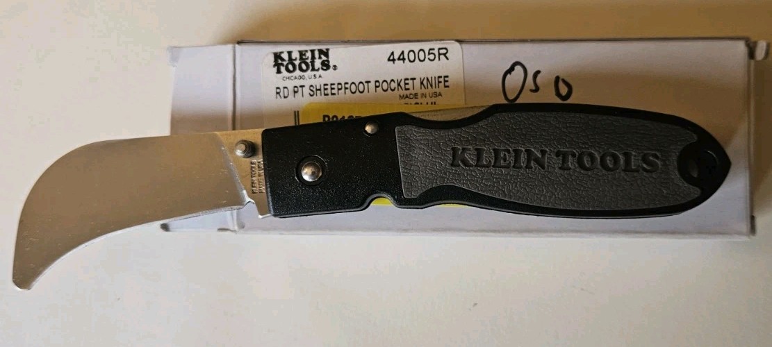 Klein Tools 44005R Rounded Point Sheepfoot Knife
