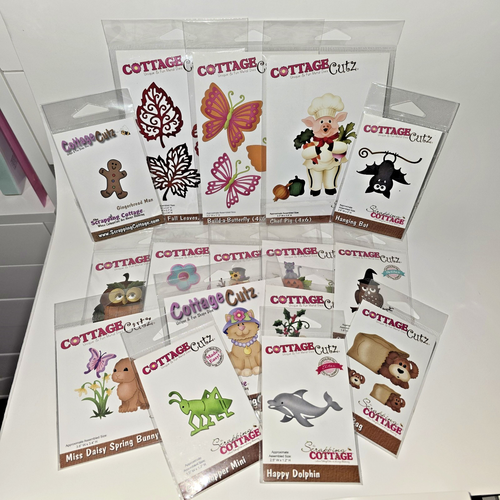 Cottage Cutz Dies for Paper Card Making Crafts - Owl Cat Pumpkin More CHOOSE ONE