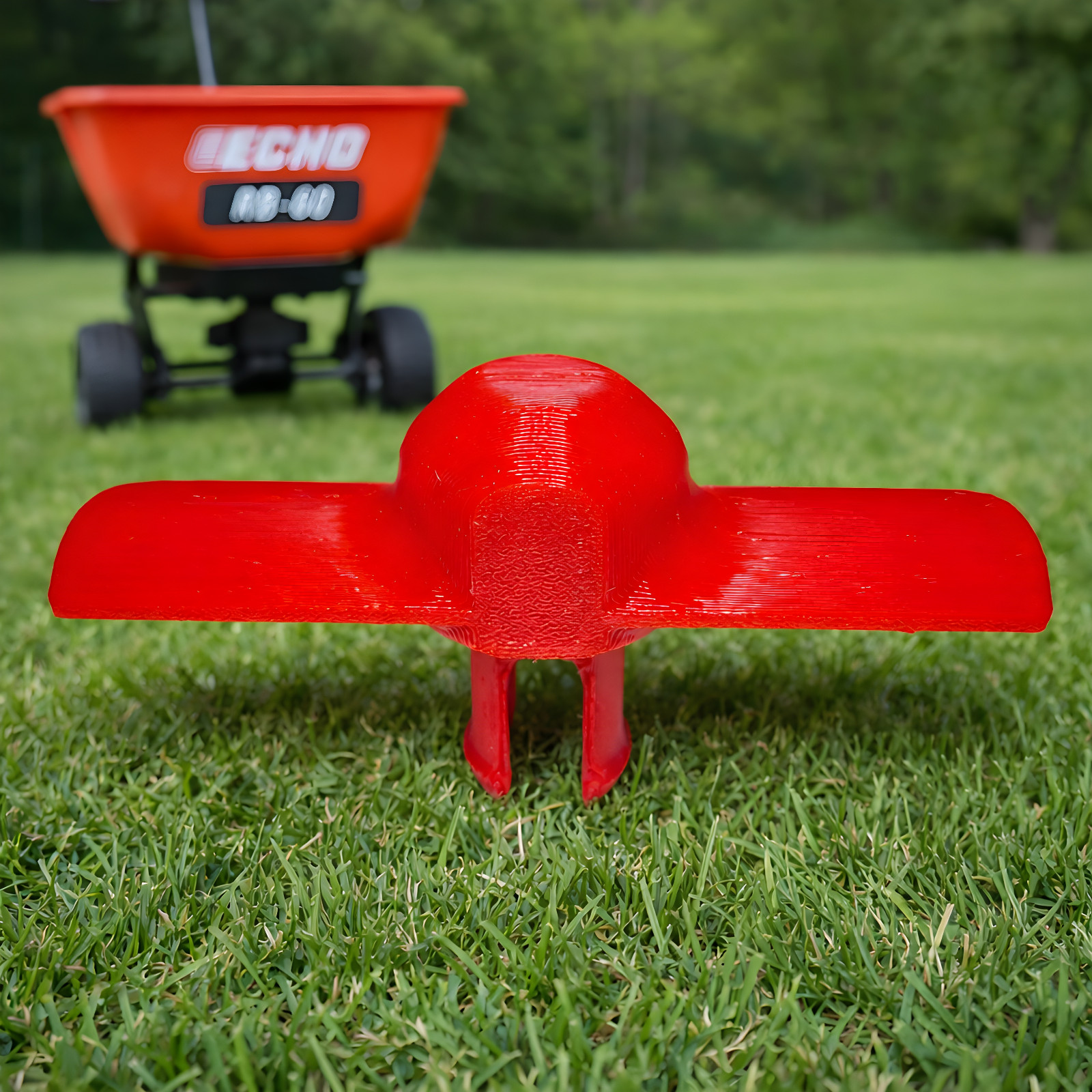 Upgraded Agitator for Echo RB-60 Broadcast Spreader - Longer Arms, Improved Flow