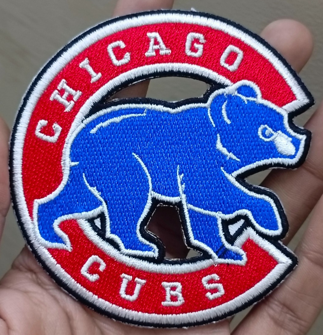 Chicago Cubs Walking Cub MLB Team Logo Iron On Patch-Sew Patch-Embroidered Patch