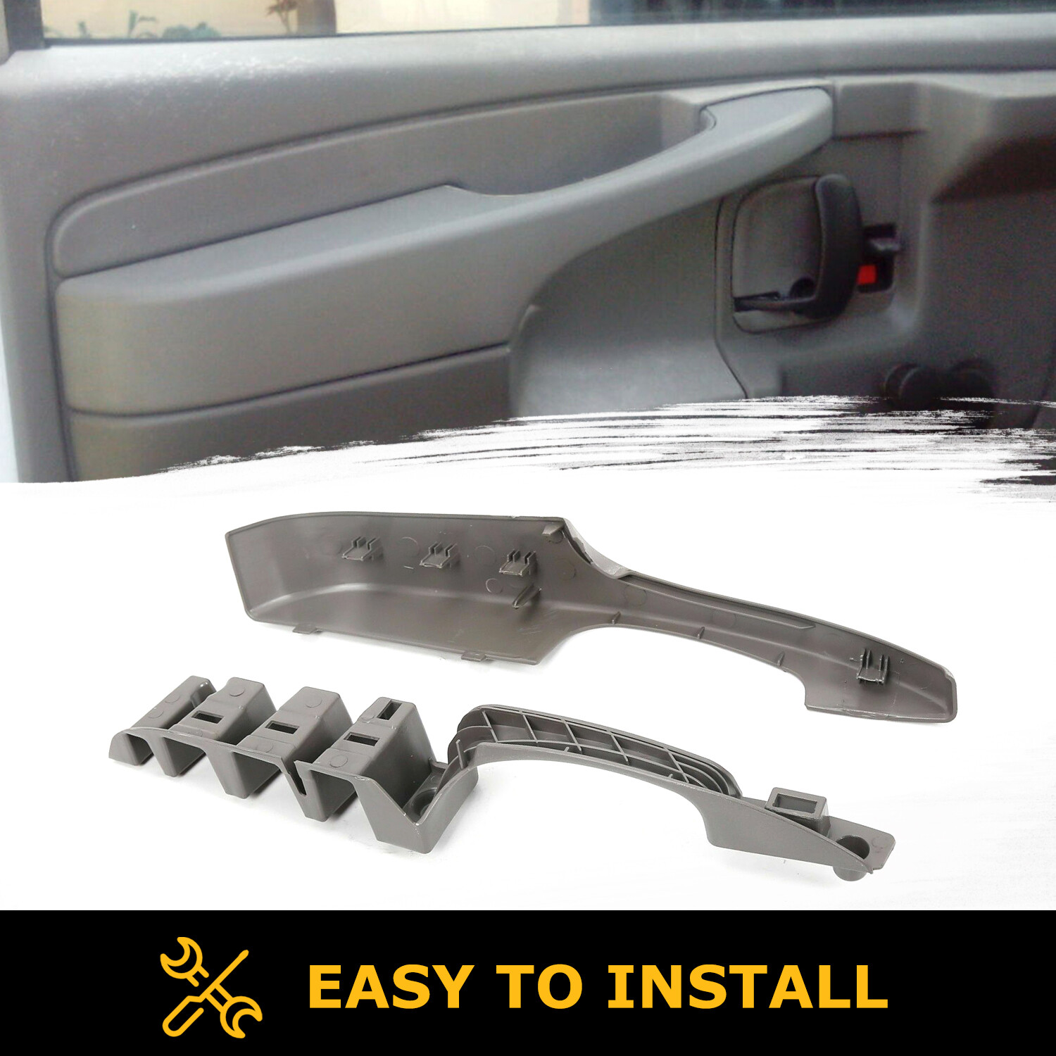 For 03-19 Chevy Express Van Savana Interior Door Handle Pull Armrest Left Driver