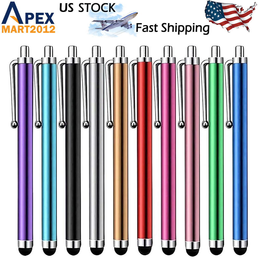 10x Touch Screen Metal Stylus Pen Drawing for iPhone Samsung iPad Tab Kindle
