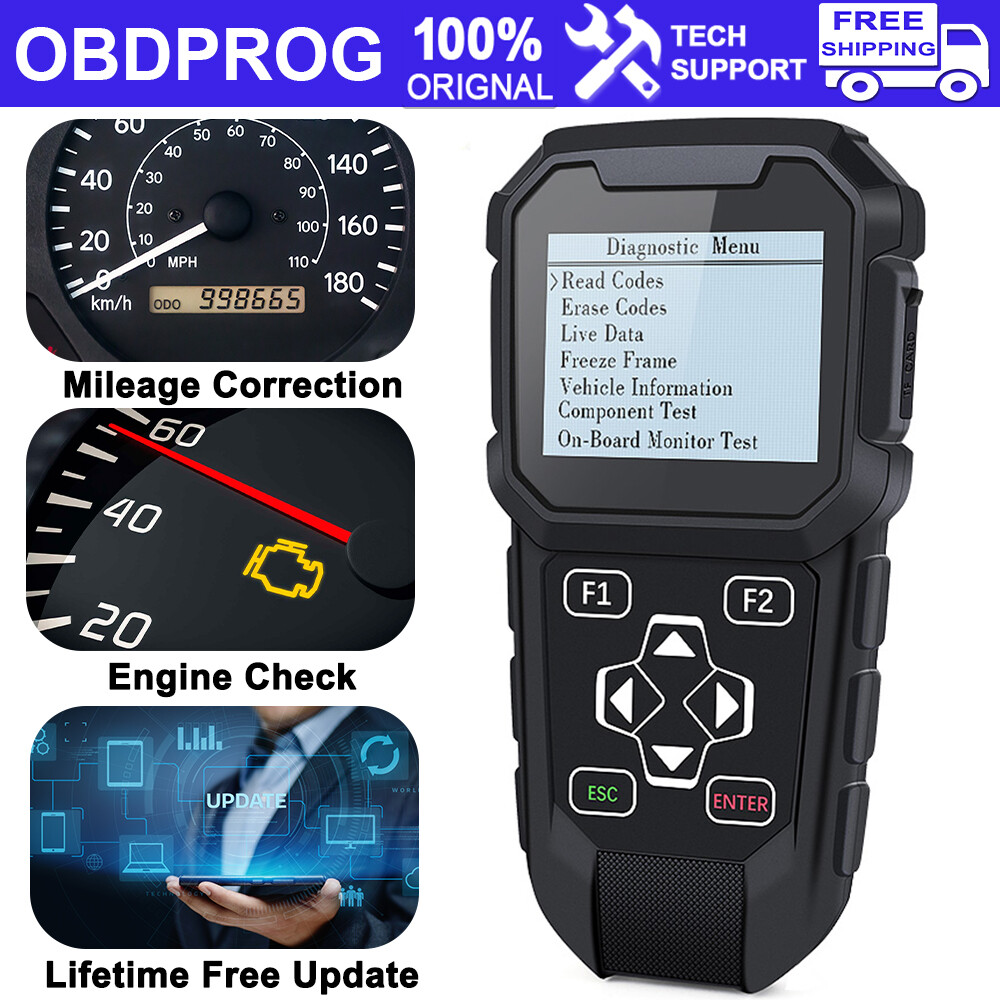 OBDPROG MT401 Mileage Correction Odometer Adjustment Diagnostic Tool OBD Scanner