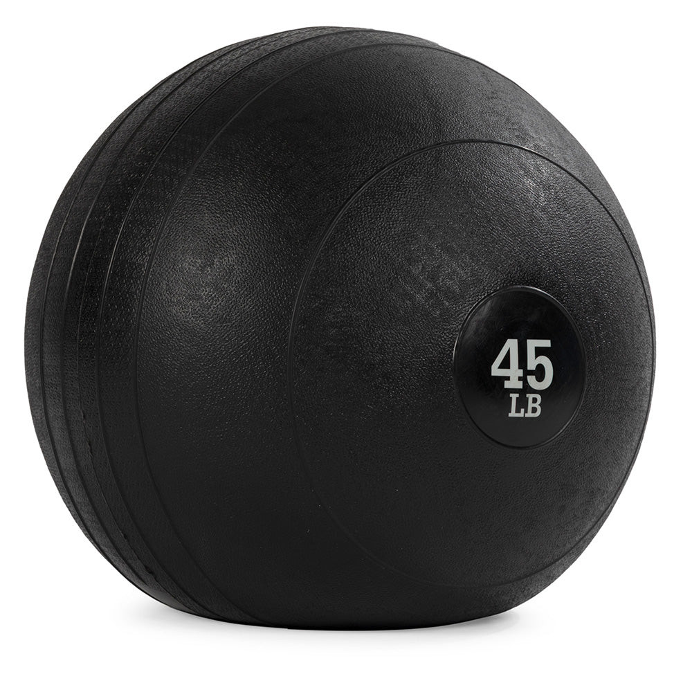Titan Fitness 45 LB Rubber Slam Ball, Dead Weight Ball Absorbs Impact
