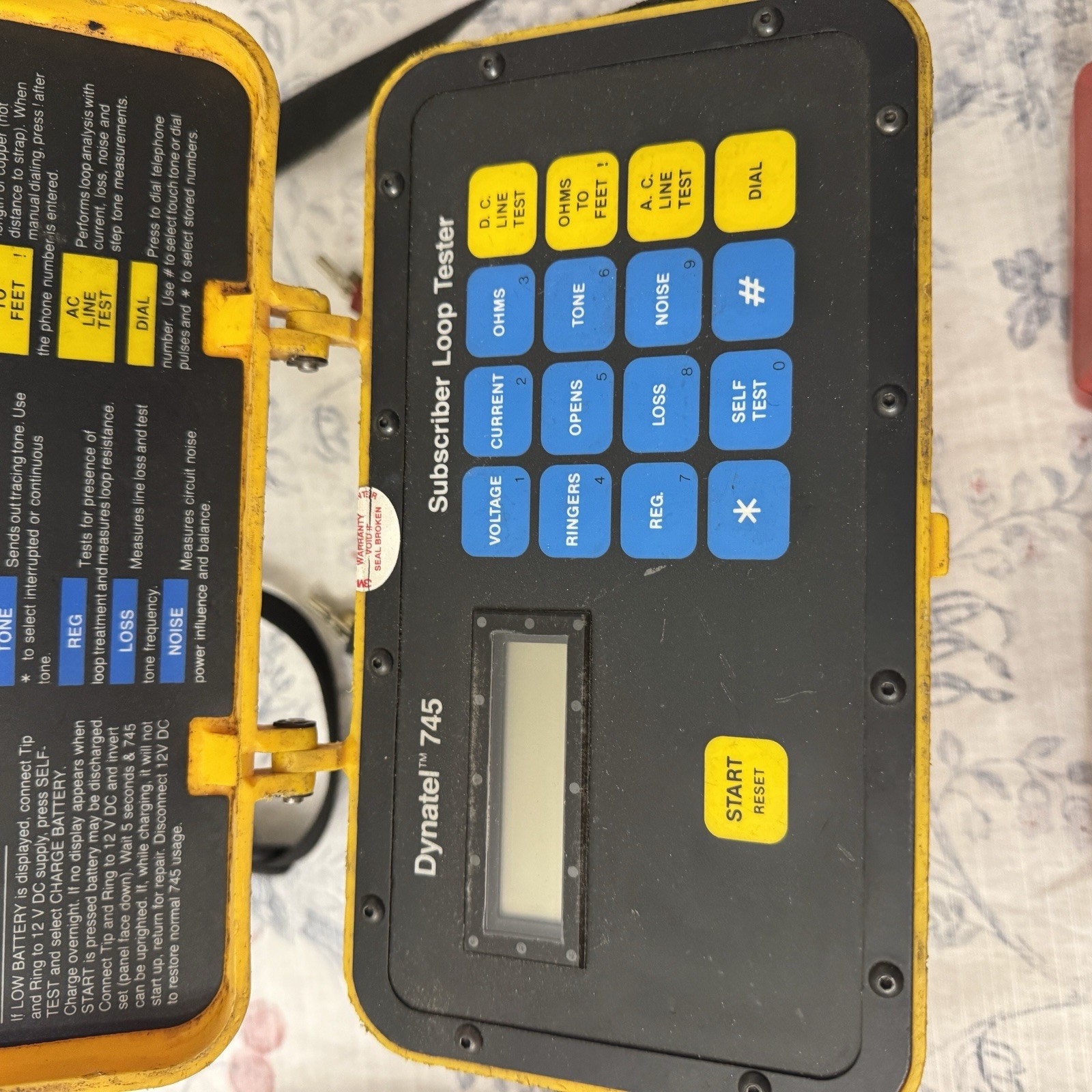3M Dynatel 745 Subscriber Loop Telephone Cable Loop Tester As Is
