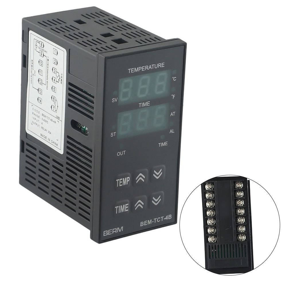 Convenient Digital Thermostat Time Temperature Controller for Heat Press