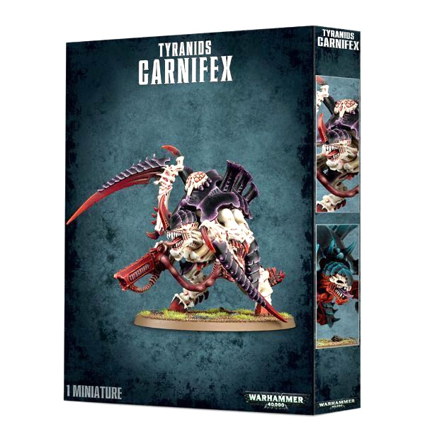 Tyranids Carnifex Warhammer 40K w/ 105mm oval base NO BOX Tyranid Old One Eye