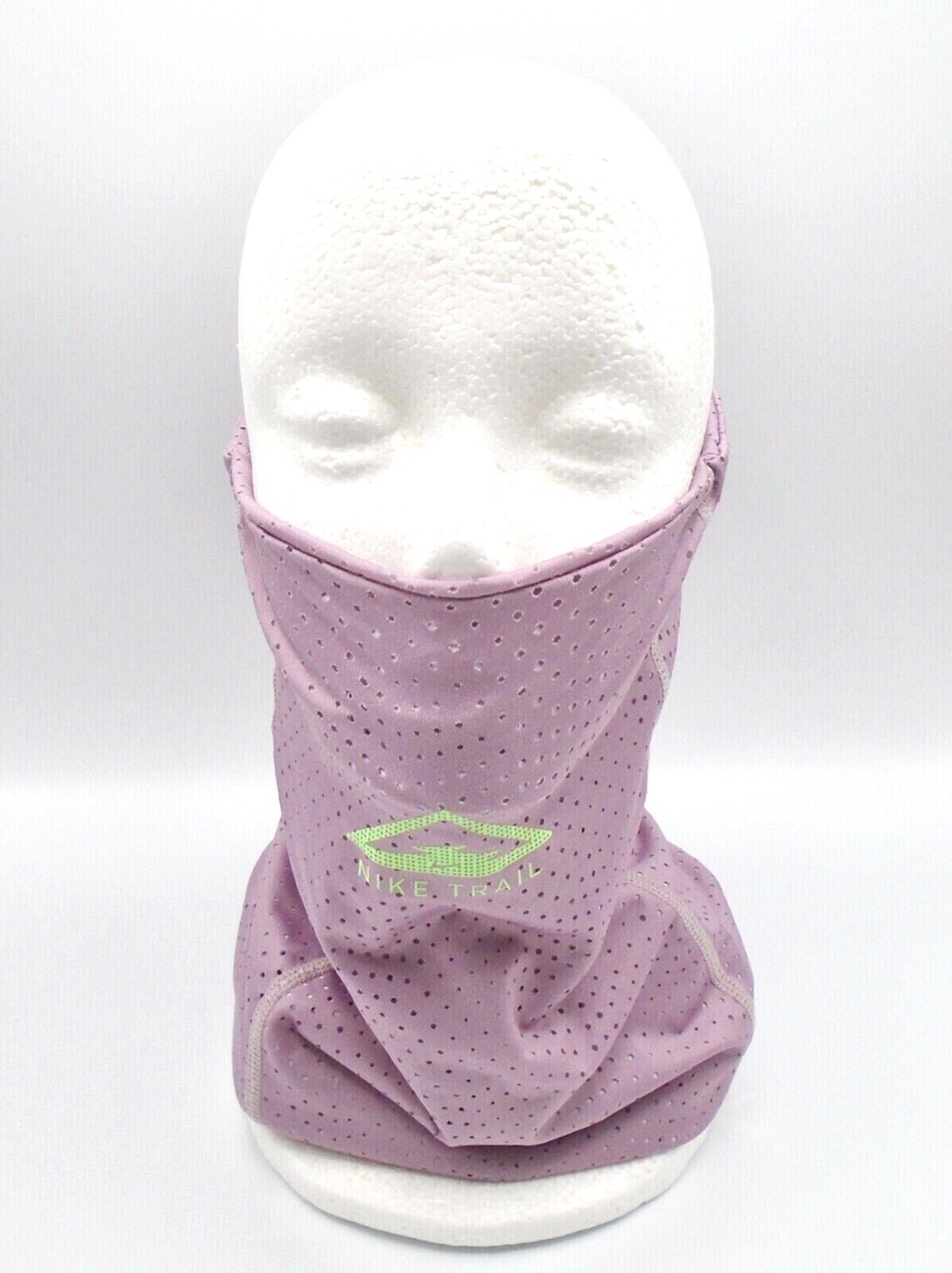 Nike Wrap Trail Adult Neck Wrap Dri-Fit Running Hiking Plum Fog/Lime Glow
