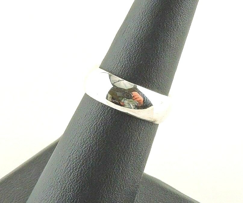 Sterling Silver 6 mm Wide Band Ring - Free Gift Packaging
