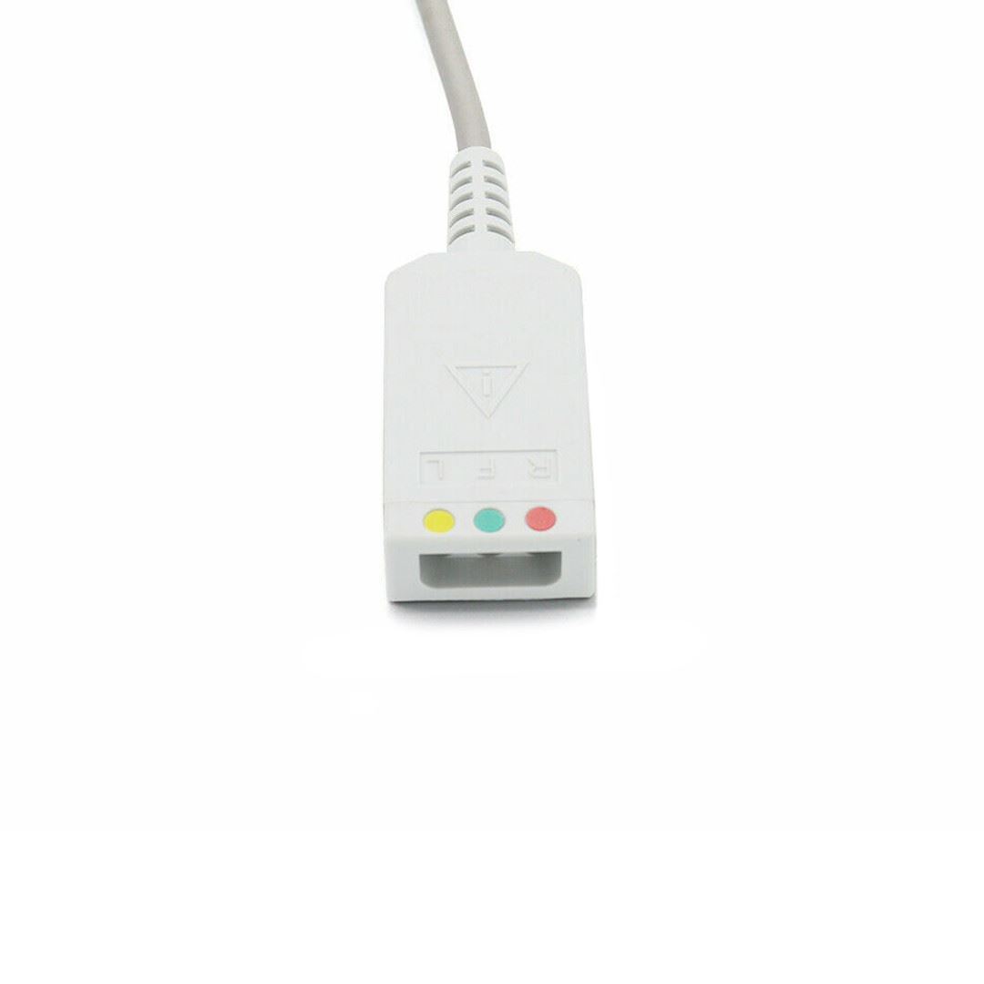 AAMI ECG Compatible Trunk 6 Pin 3 Leads