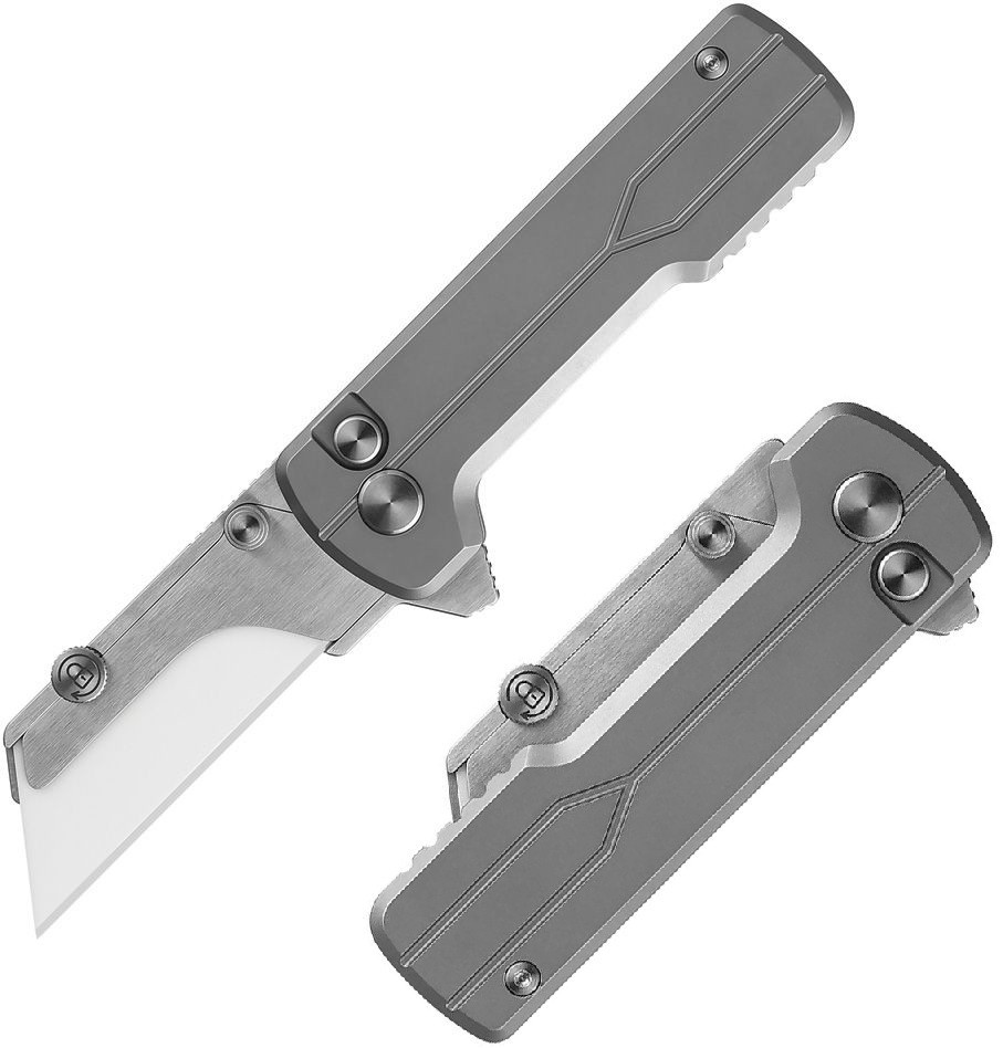 Oknife Otacle O1 Utility Folding Knife 2" Replaceable Blade w/Titanium Handles