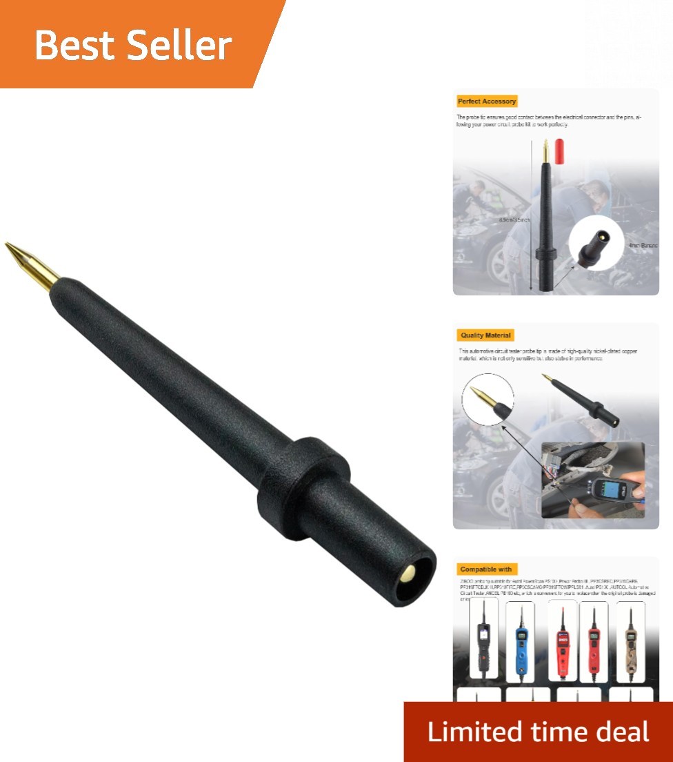 4mm Banana Jack 3 Tip Probe for Autel Circuit Testers – High-Quality Replacement