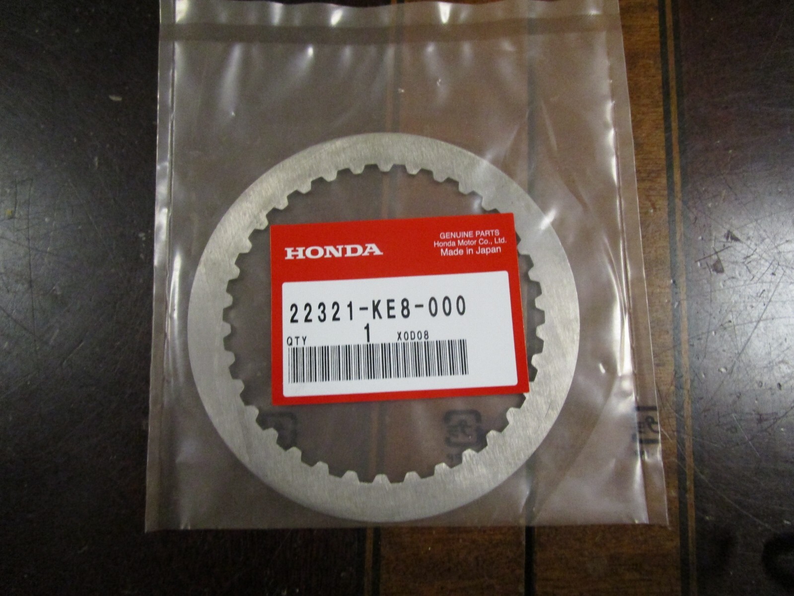 Honda OEM clutch plate new 22321 KE8 000