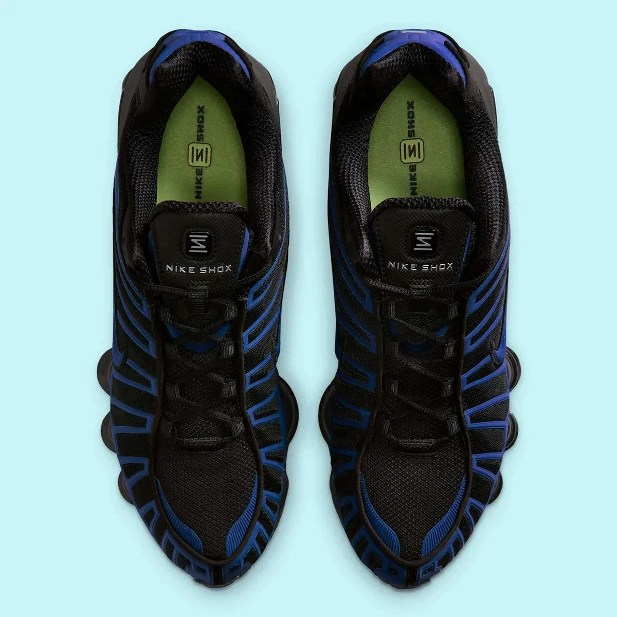Nike Shox TL Shoes Black Court Blue Sneakers OG IH1338-002 Mens Size
