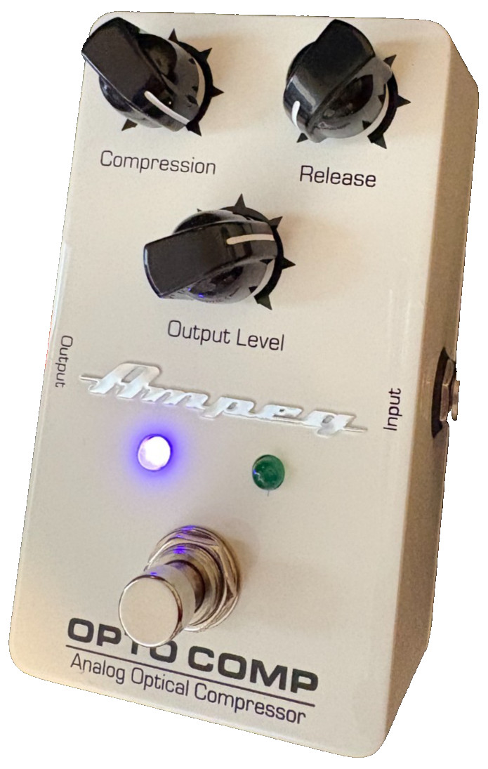 AMPEG OPTO COMP Analog Optical Compressor Effects Pedal - Open Box