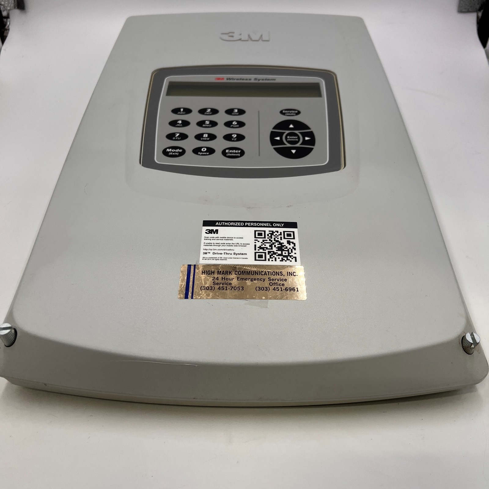 3M 1BAF XT-1 Wireless Drive Thru Intercom Base