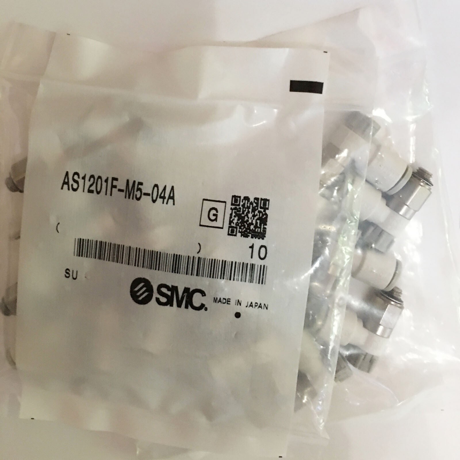 10PCS New SMC AS1201F-M5-04A Control Valve Fast Shipping