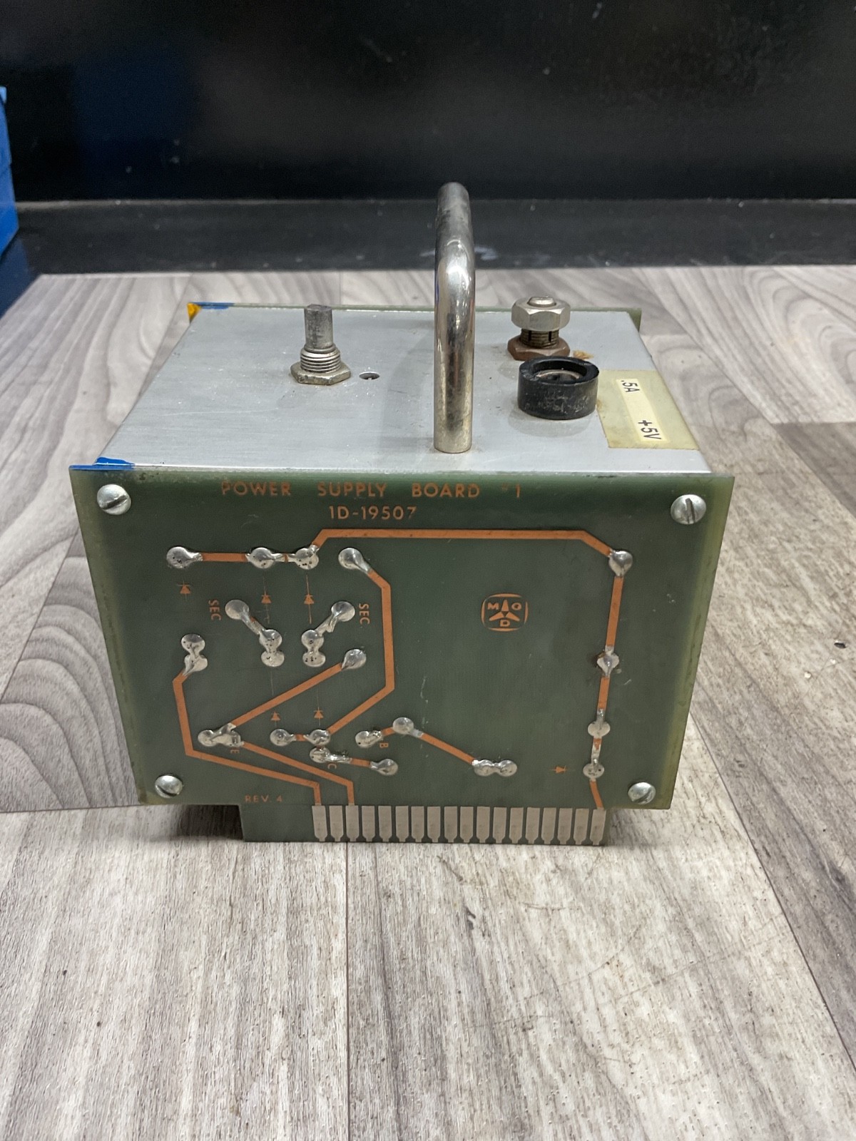 Rockwell Aerotronic 1D-19506 Power Supply Rev 4 *Missing Knobs* #4024C105PR4SI