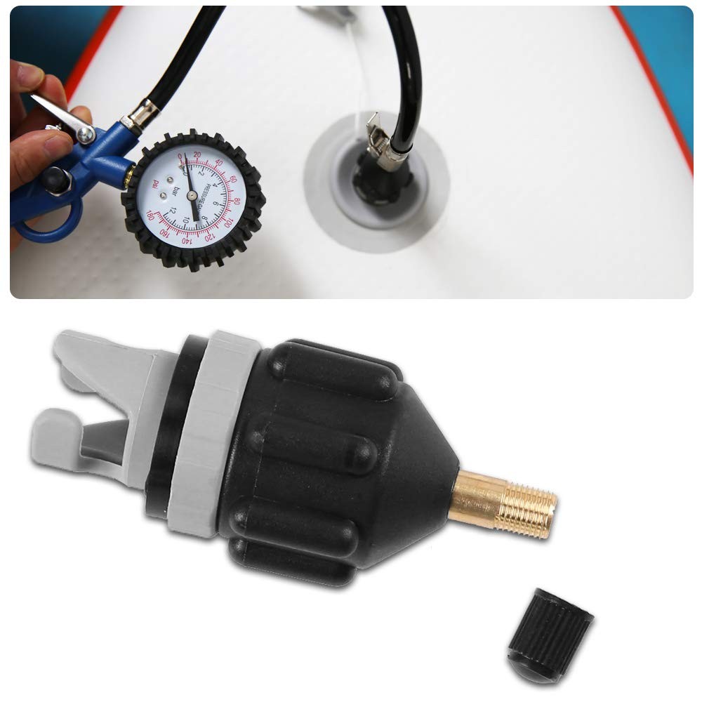 Inflatable Boat SUP Pump Adaptor Standard Schrader Conventional Air Pump Air ...